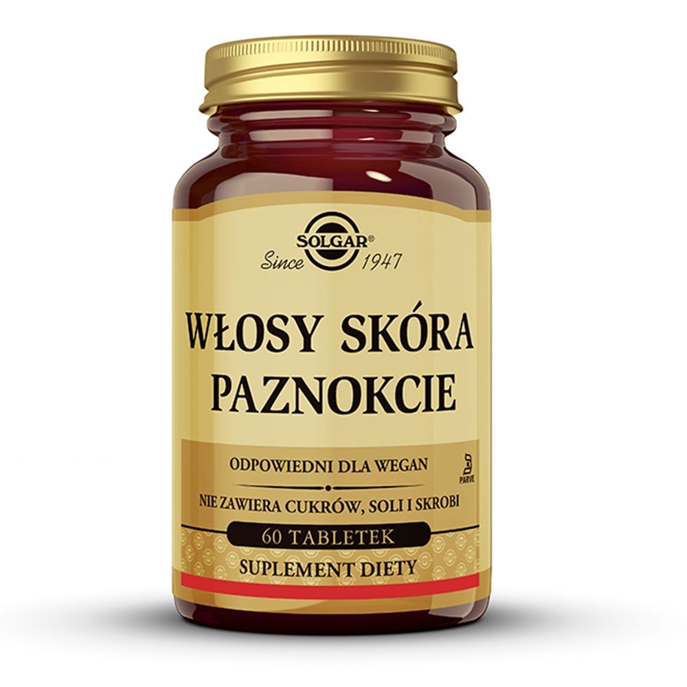 Solgar Włosy Skóra Paznokcie Suplement Diety Solgar Solgar PL